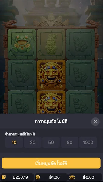 รายละเอียดการกำหนดรอบสำหรับเล่นสล็อตในรูปแบบอัตโนมัติ